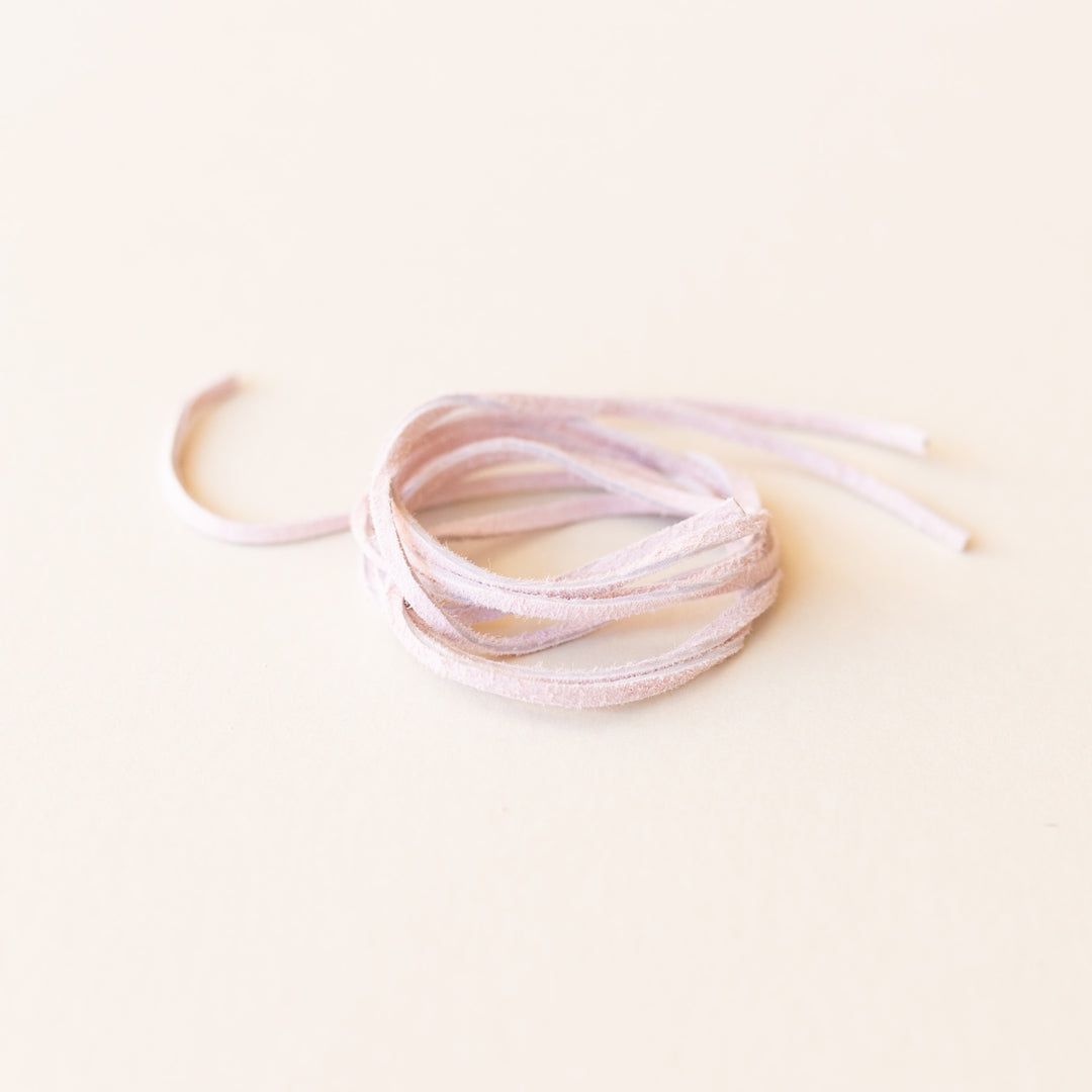 Light Pink Suede Laces