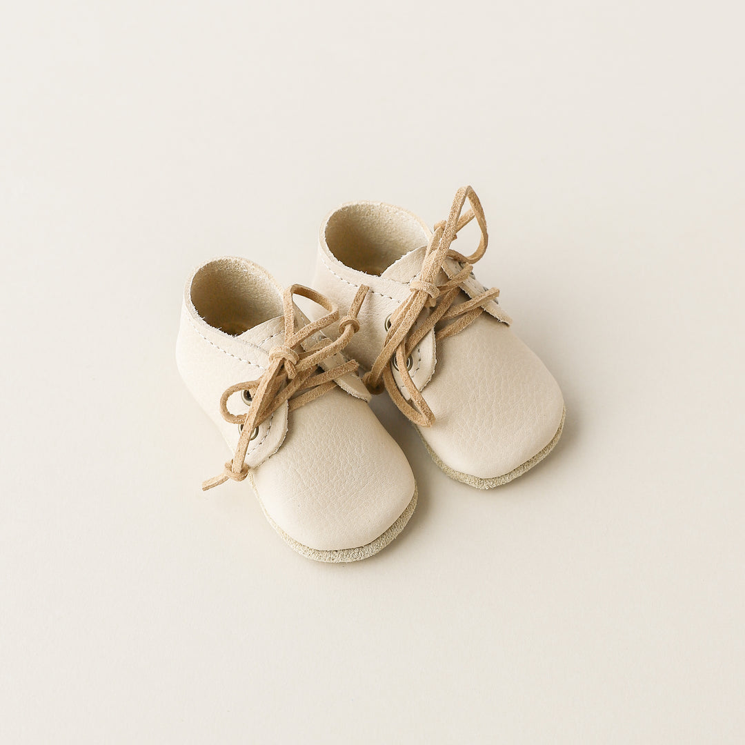 Baby Oxfords in Almond