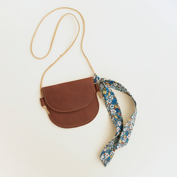 Little Kids' Leather Bag in Brown