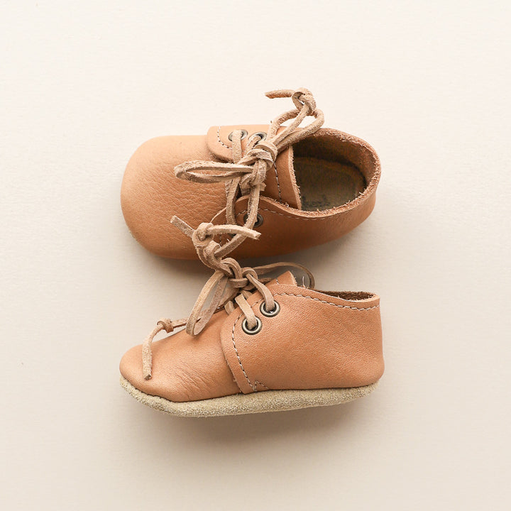 Baby Oxfords in Caramel