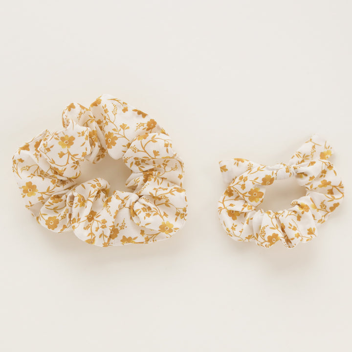Toddler scrunchie in Golden Floral