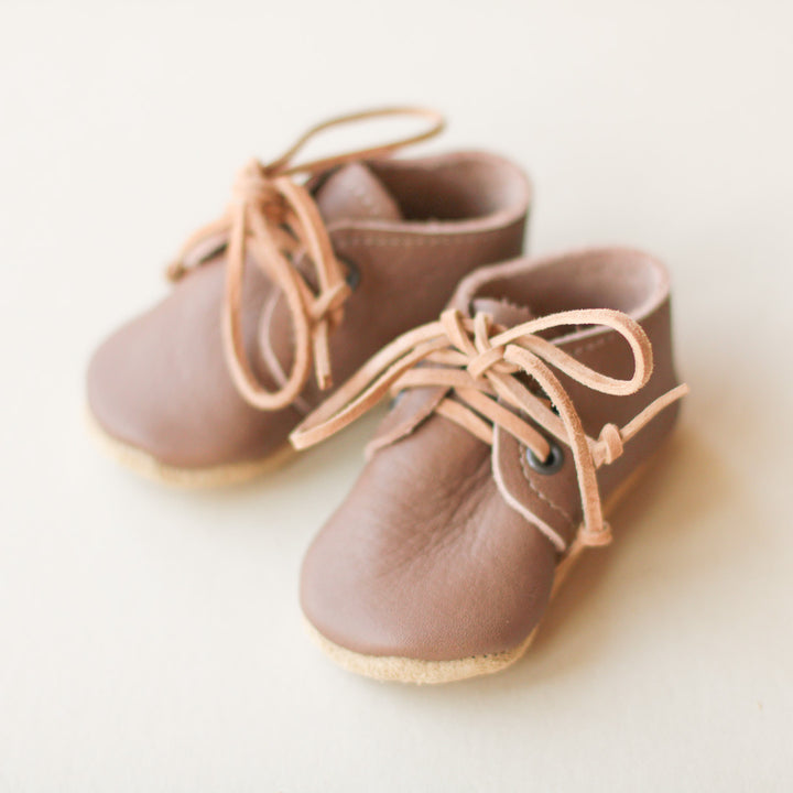 Baby Oxfords in Clay